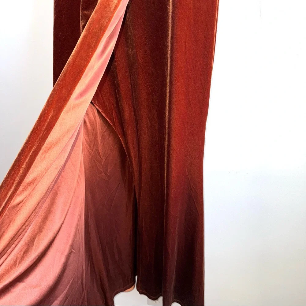 Revelry Rust Maxi Dress - Picture 5 of 12